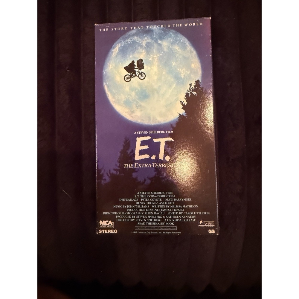 NEW & SEALED! E.T. The Extra-Terrestrial VHS Video Tape 1988 Green 1982 ET RARE!